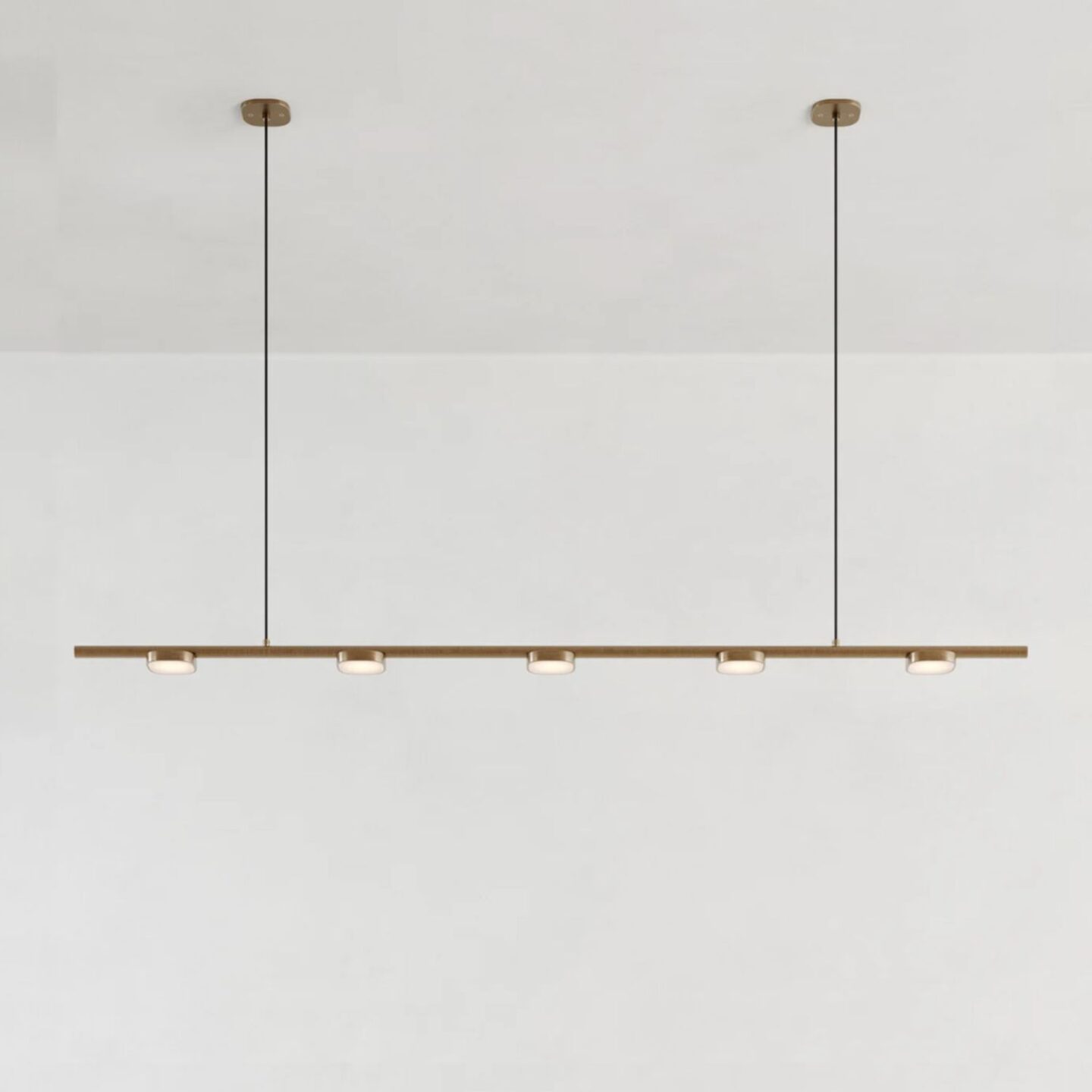 Verse Linear 2450 Hand Brushed Brass